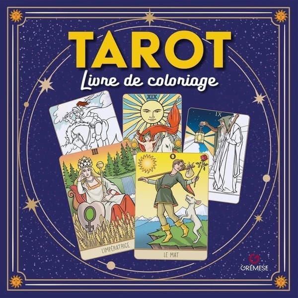Tarot : livre de coloriage : [Album à colorier]