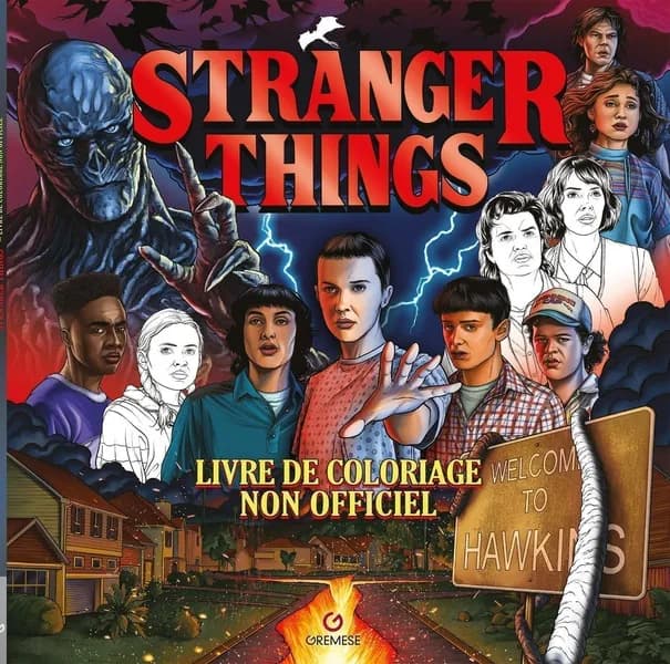 Stranger Things : livre de coloriage non officiel : [Album à colorier]