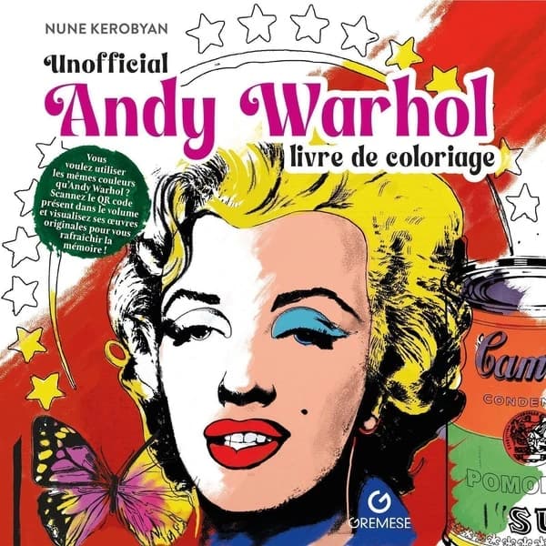 Unofficial Andy Warhol : Livre de coloriage