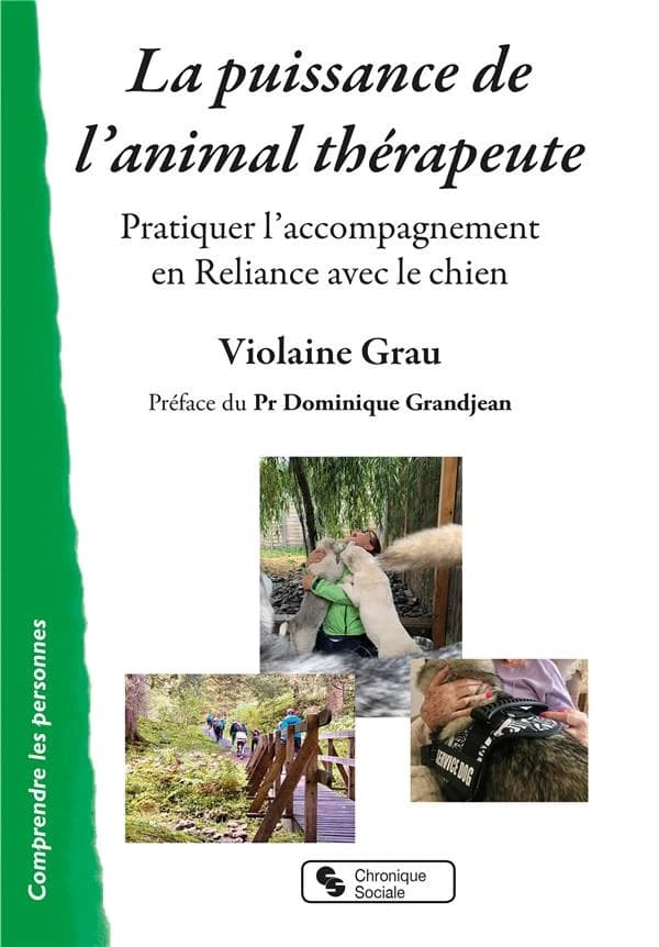 La puissance de l'animal thérapeute : pratiquer l'accompagnement en reliance avec le chien