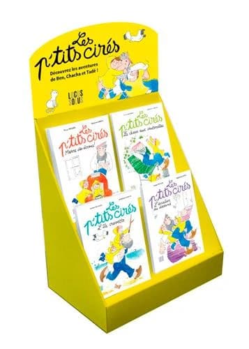 Display les p'tits cires (4 titres x 6 exemplaires