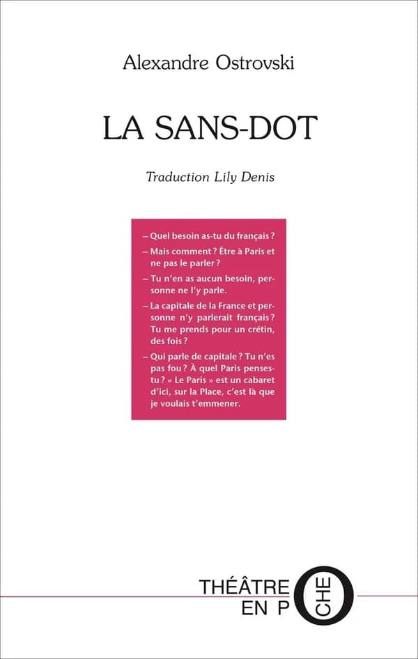 La sans-dot : drame en quatre actes
