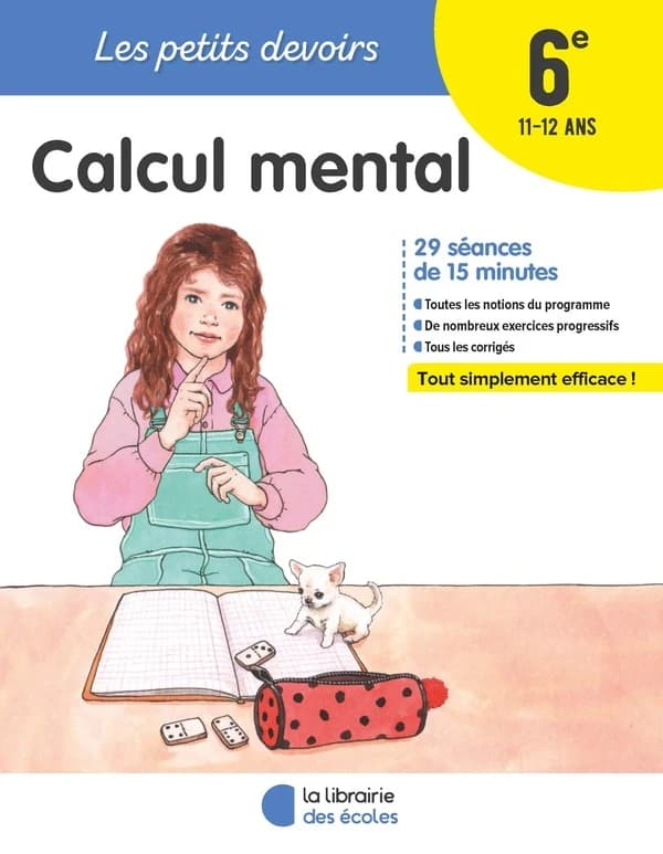 Les petits devoirs ; calcul mental ; 6e