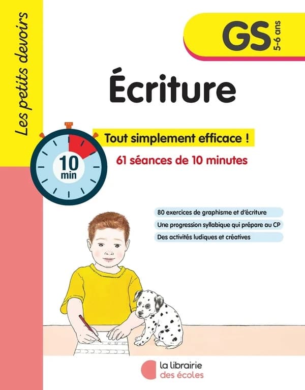 Les petits devoirs : écriture ; GS