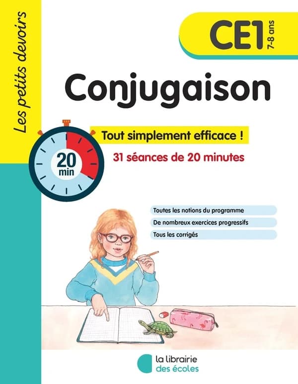 Conjugaison CE1 : Tout simplement efficace ! 31 séances de 20 minutes