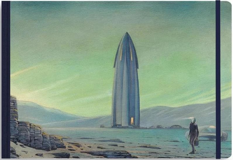 Mars (Larger size ed.) [drawings by] François Schuiten ; [texts by] Sylvain Tesson