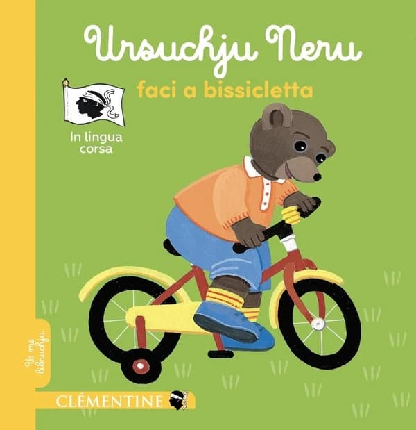 Ursuchju neru faci a bissicletta