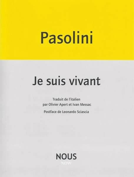 Je suis vivant