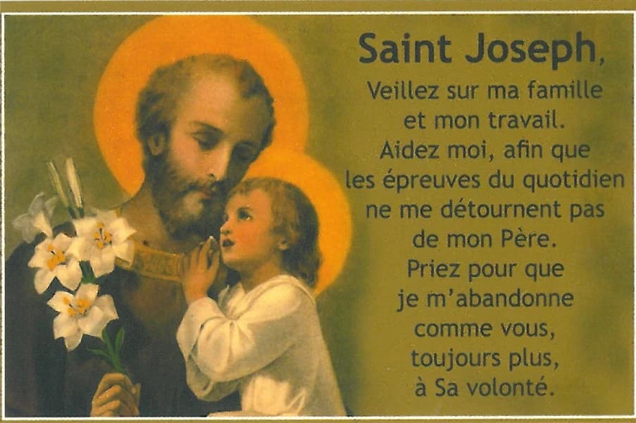 Cartes Saint Joseph