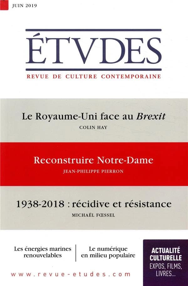 Études n.4261 : juin
