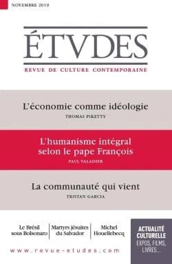 Revue études n.4265 : novembre 2019