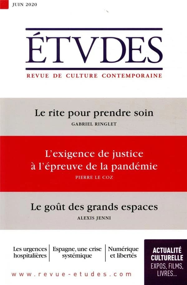 Revue études n.4272 : juin 2020