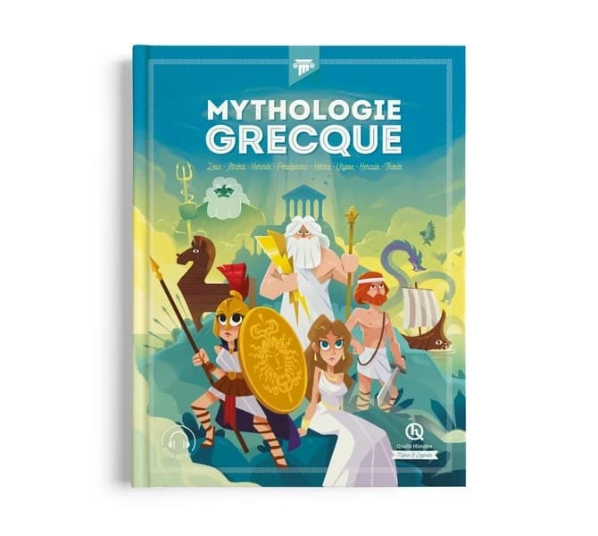 Mythologie grecque : Zeus, Athéna, Hermès, Perséphone, Hélène, Ulysse, Hercule, Thésée