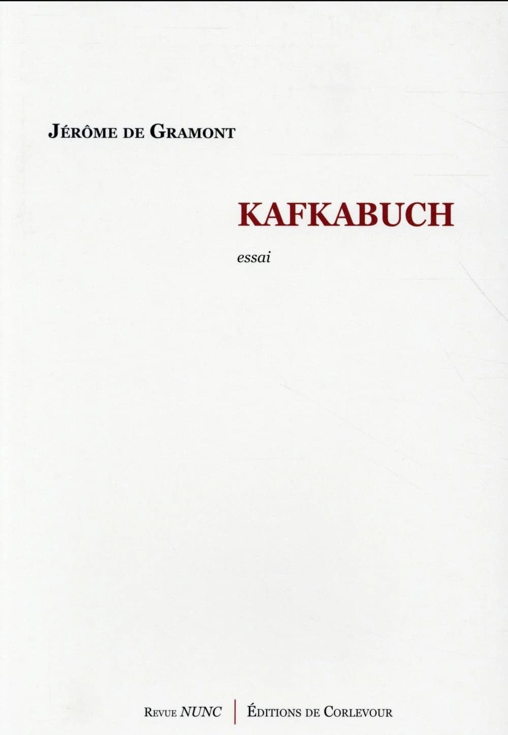 Kafkabuch : essai