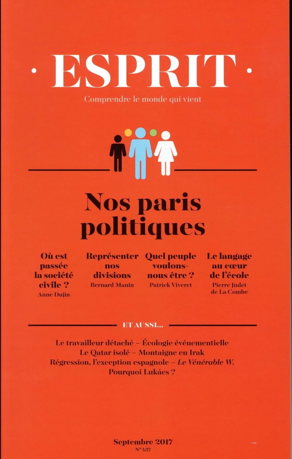 Esprit n.437 : rentrée politique