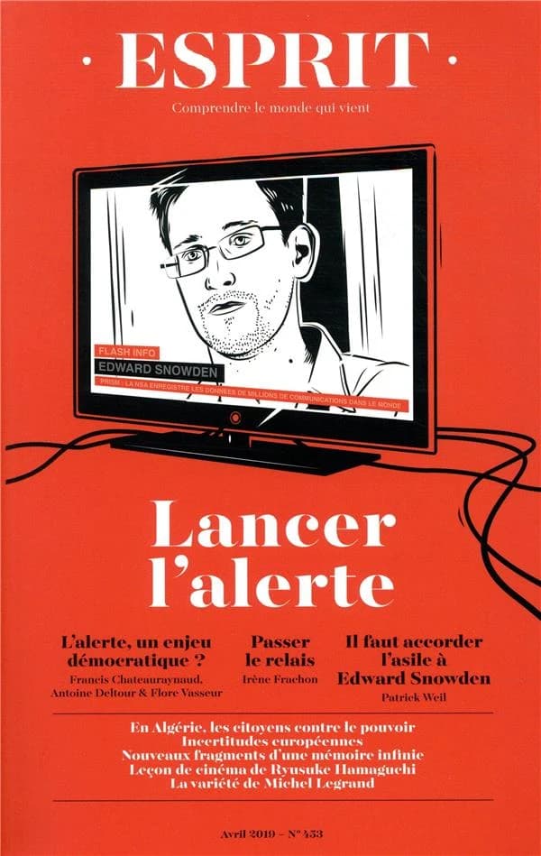 Esprit : avril 2019 ; lancer l'alerte