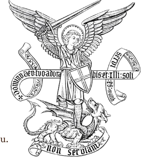 Autocollant Saint-Michel Archange