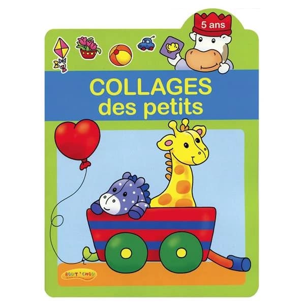 Collages des petits chariots jouets