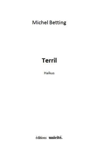 Terril : Haïkus