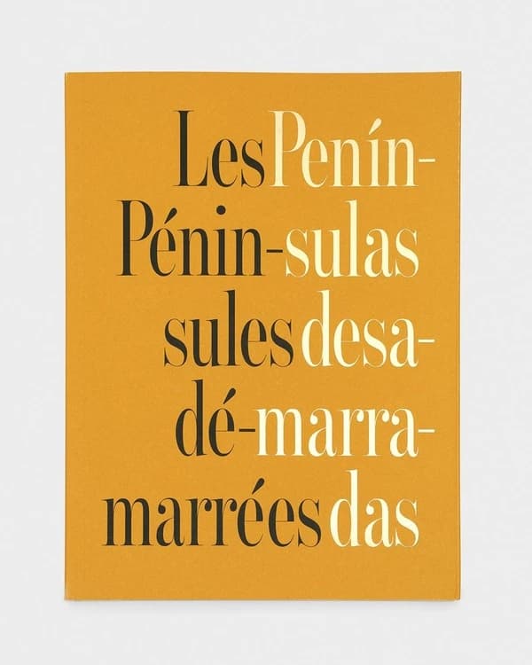 Les péninsules démarrées : [exposition, Bordeaux, Frac Nouvelle-Aquitaine MÉCA, 16 septembre 2022-26 février 2023]