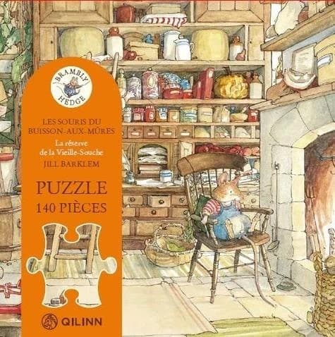 Les Souris du buisson-aux-mûres : La réserve de la vieille-souche : Puzzle 140 pièces