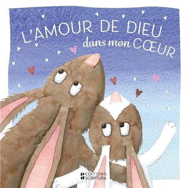 L'amour de dieu dans mon coeur : Livre matelassé