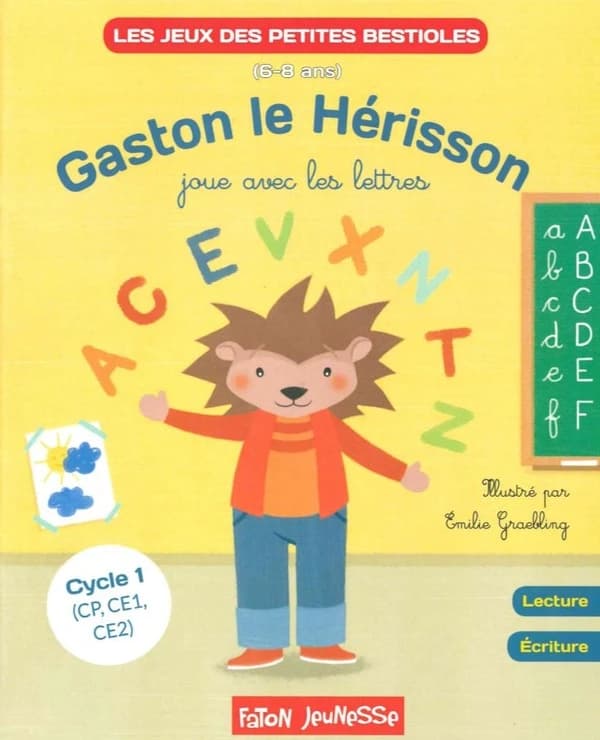 Gaston le herisson joue avec les lettres Tome 2