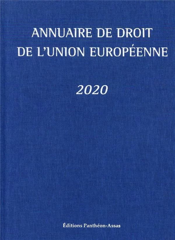 Annuaire de droit de l'Union européenne 2020