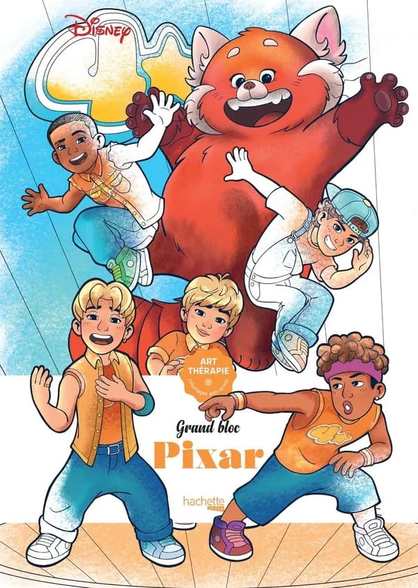 Pixar : grand bloc Disney : Art-Thérapie - coloriage anti-stress : [Album à colorier]