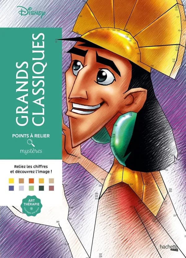 Points à relier mystères : grands classiques Disney : [Album à colorier]