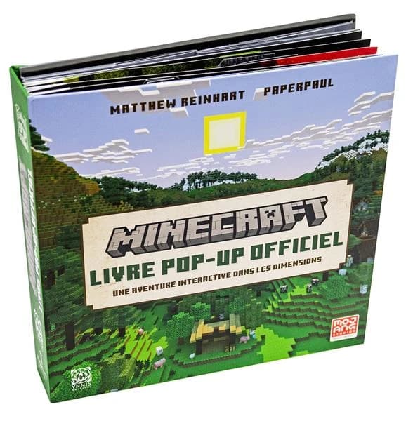 Minecraft, livre pop-up officiel : une aventure interactive dans les dimensions