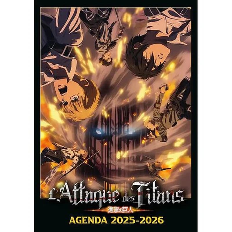 L'Attaque des Titans : Agenda scolaire : Saison finale (édition 2025