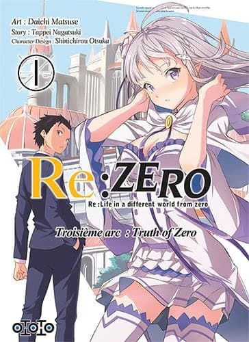 Re-zero, re-life in a different world from zero, troisième arc, truth of zero. 1
