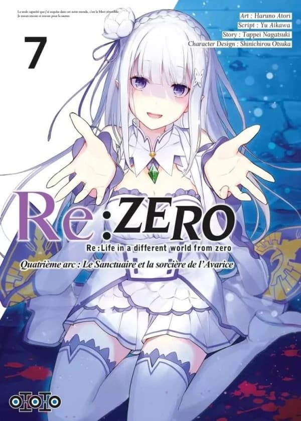 Re-zero, re-life in a different world from zero 7 : quatrième arc, le sanctuaire et la sorcière de l'avarice