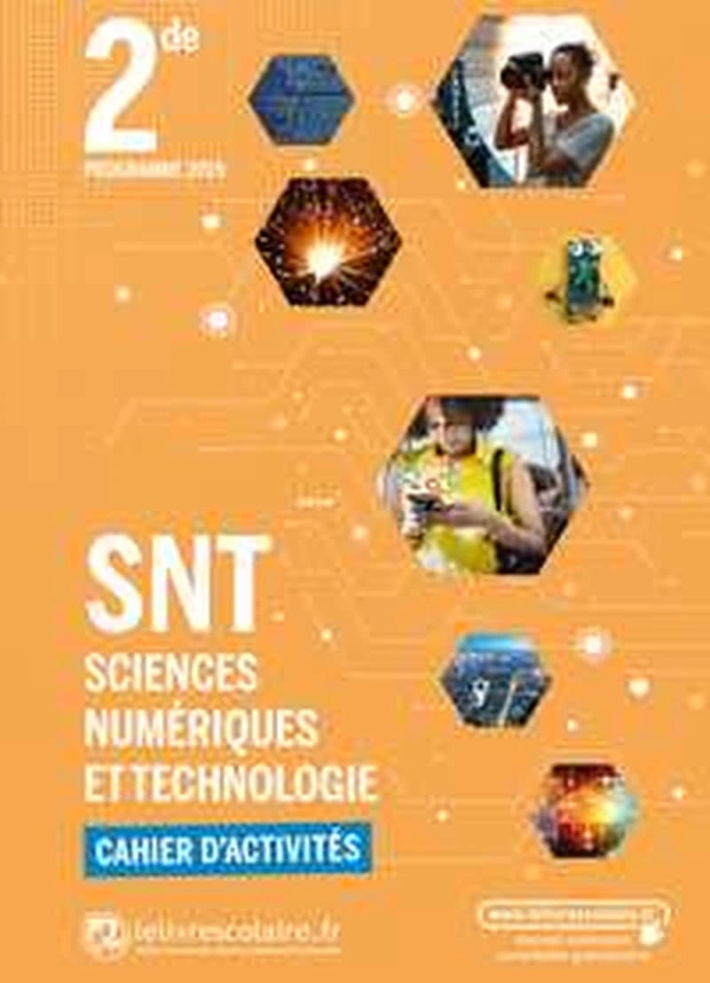 SNT ; sciences numériques et technologie ; 2nde ; cahier d'activités