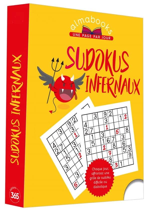 Almabook : 365 sudokus infernaux
