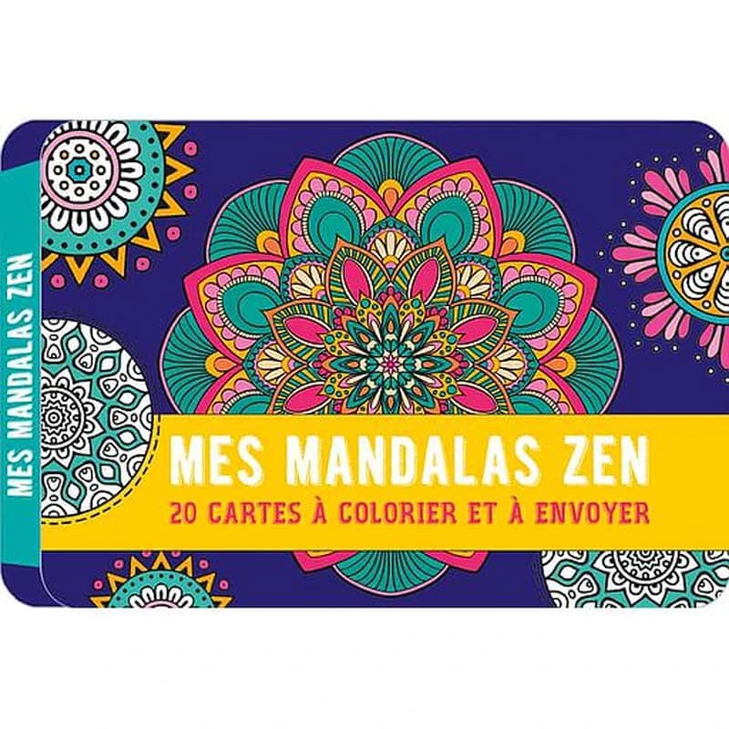 Mes Mandalas Zen - 20 cartes à colorier et à envoyer