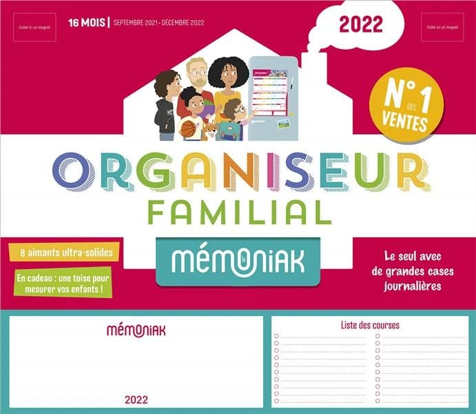 Mémoniak ; organiseur familial (édition 2021