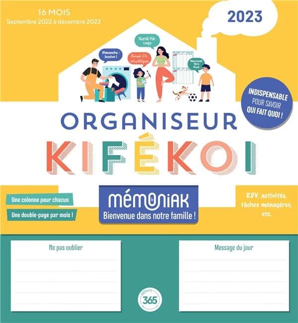 Mémoniak : organiseur kifékoi (édition 2023)