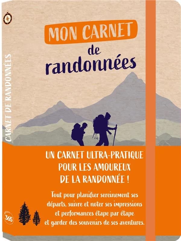 Mon carnet de randonnées : Journal de bord guidé