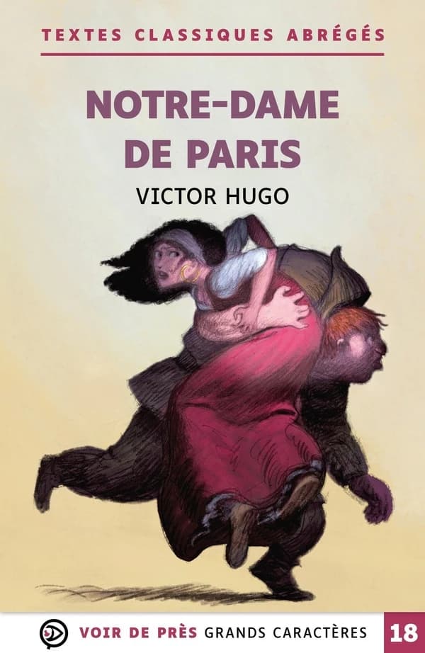 Notre-Dame de Paris ([Éd. en] grands caractères) Victor Hugo ; édition abrégée par Patricia Arrou-Vignod ; carnet de lecture par Philippe Delpeuch