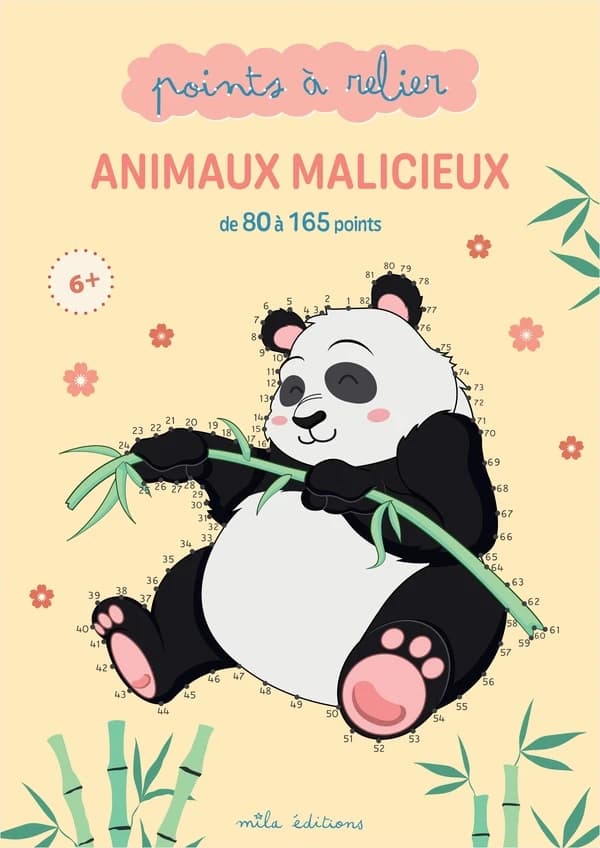 Points à relier : Animaux malicieux ; de 80 à 165 points