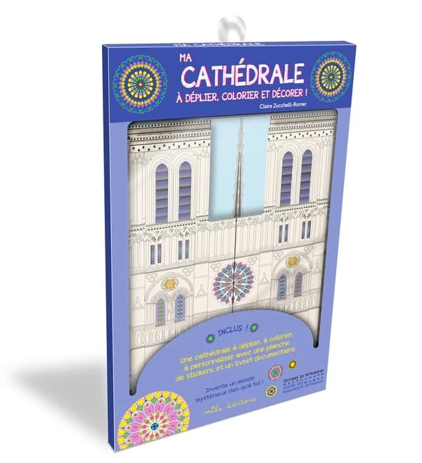 Ma cathédrale à déplier, colorier et décorer !