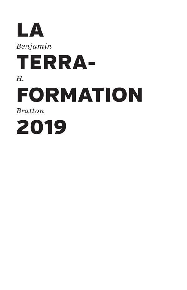 La terraformation 2019