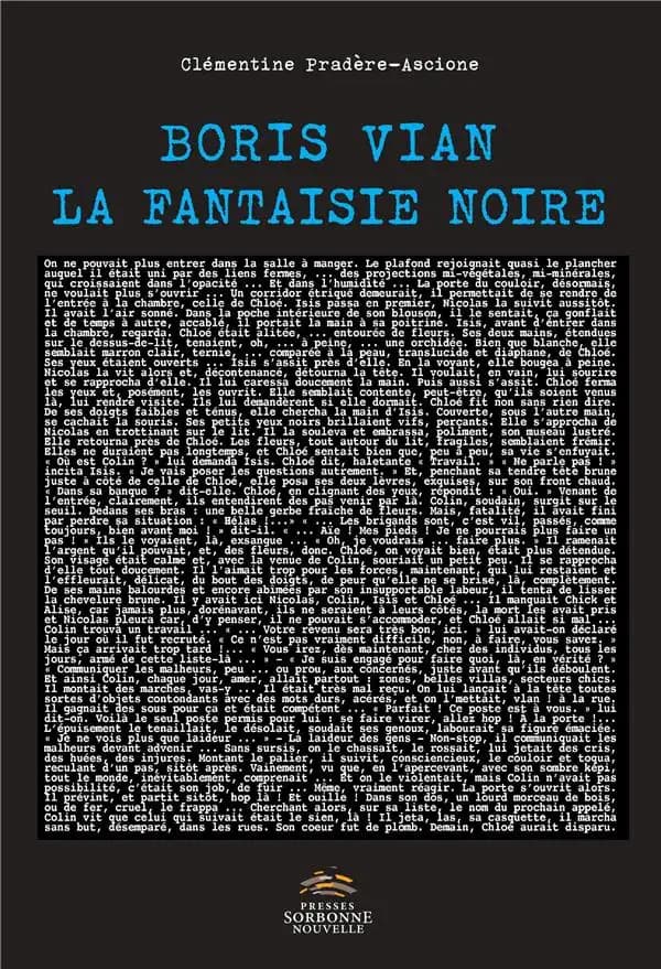 Boris Vian : la fantaisie noire
