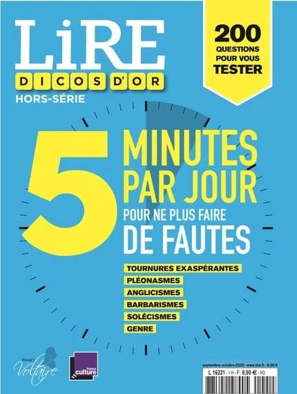 Lire, le magazine littéraire Hors-Série : dicos d'or ; 5 minutes par jour pour ne plus faire de fautes