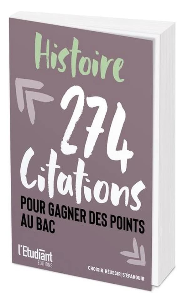 Histoire : 274 citations pour gagner des points au bac