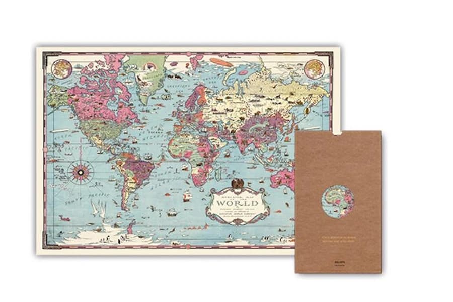 Carte Mercator du monde ([Reproduction en fac-similé]) Reliefs Éditions : Mercator map of the world