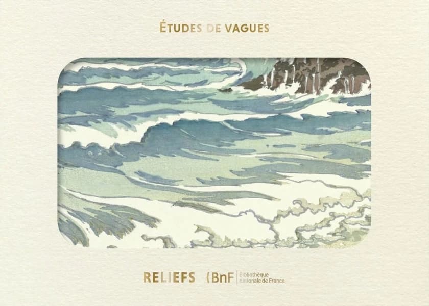 Livre d'images : La mer, études de vagues