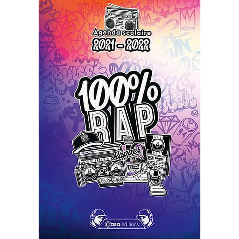 Agenda scolaire 100 % Rap 2021-2022